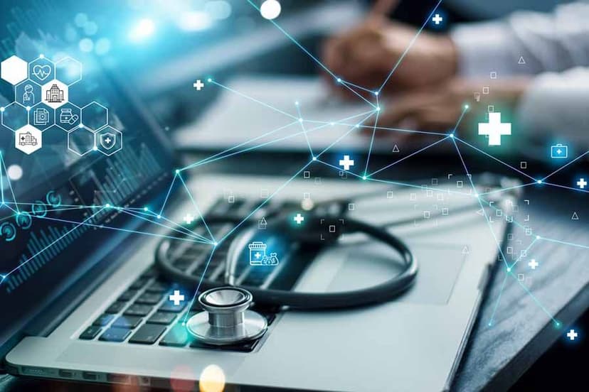 Concept of doctors networking.